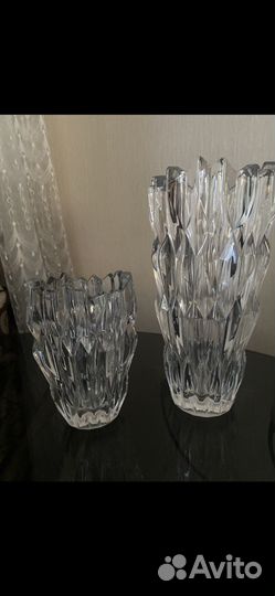Хрустальная ваза 2 штуки