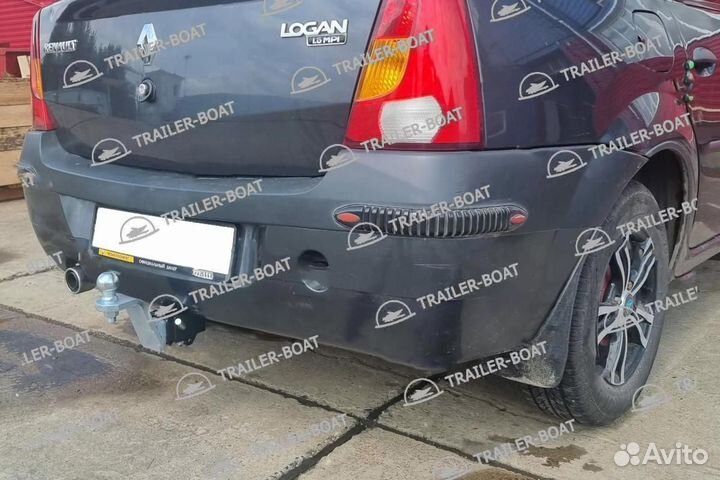 Фаркоп Renault Logan (Sedan) 2005-2016, под квадрат, 51296