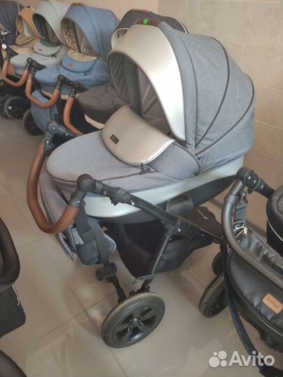 Коляска tutis nanni серебро