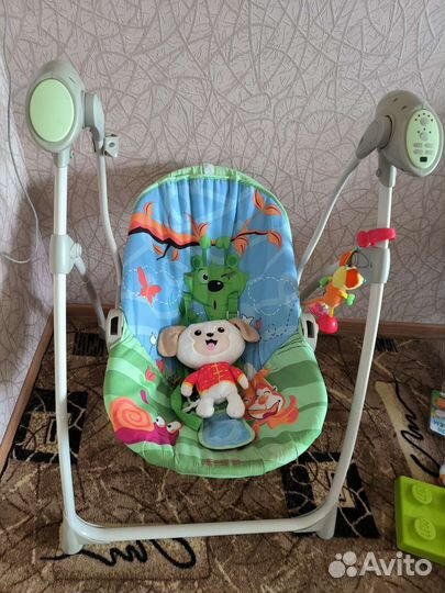Детские электронные качели для новорожденных