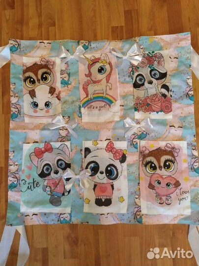 Бортики в кроватку новые