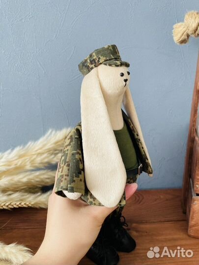 Игрушка солдатик с вашими шевронами