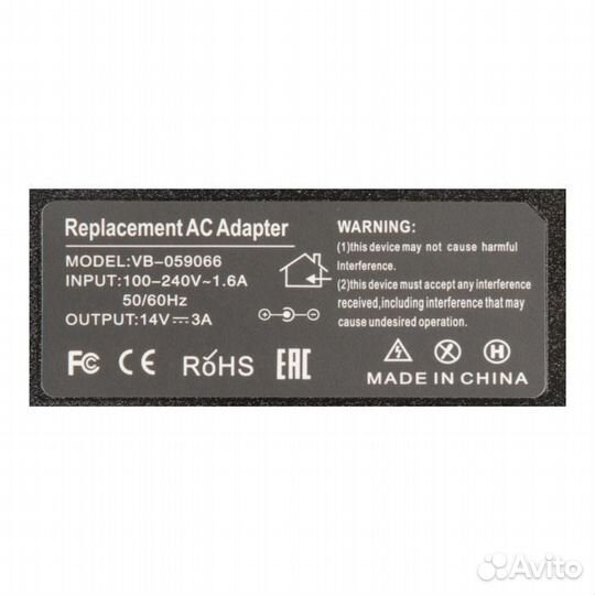 Блок питания для монитора Samsung 14V 3A 6.5Pin 42