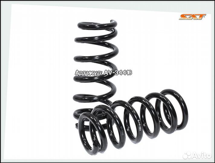 Комплект пружин 2шт задние honda stream RN# 2000