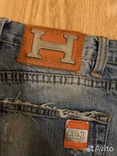 Джинсы Hermes slim fit