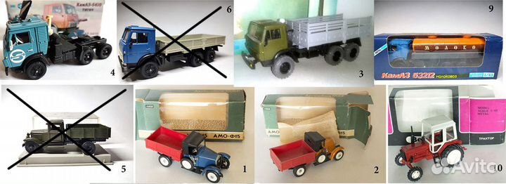 Модели автомобилей 1:43 СССР