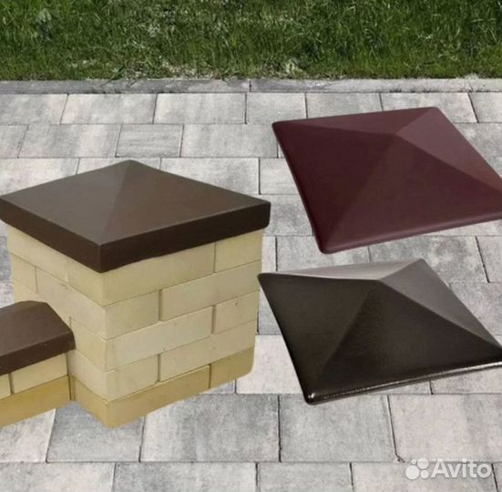 Керамические заборные колпаки