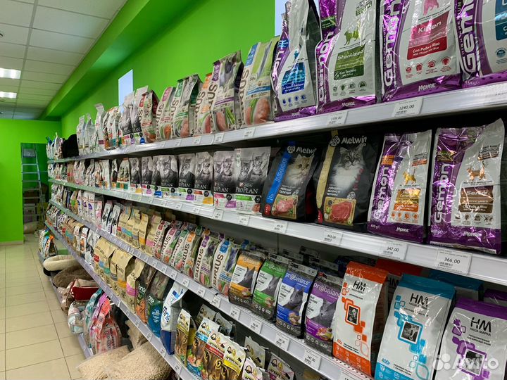 Зоомагазин в ТЦ в центре города, конкурентов нет