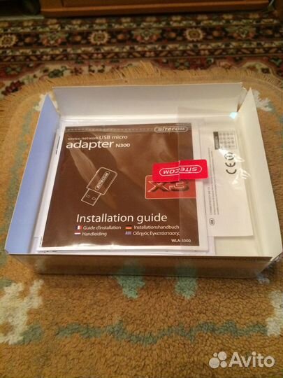 Сетевой адаптер Sitecom N300 X3 micro 300Мбит USB