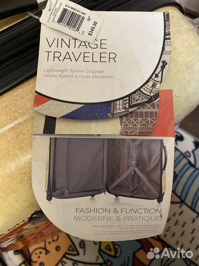 Чемодан heys canada Vintage Traveler большой L пла