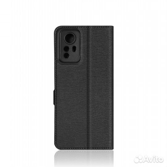 Чехол с флипом для Xiaomi Redmi Note 12s DF (black