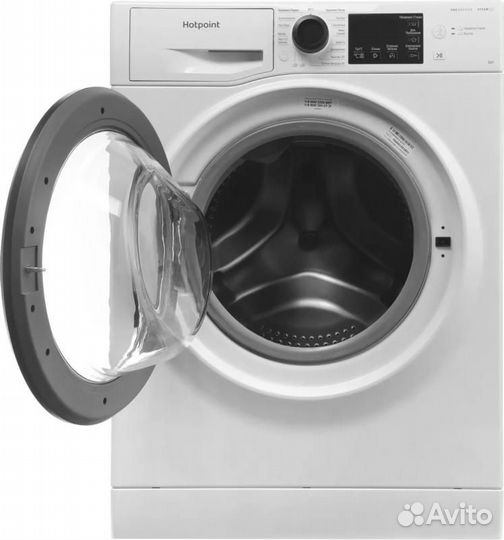 Стиральная машина hotpoint NSB 6039 K VE RU, с паром, 6кг, 1000об/мин, инверторная