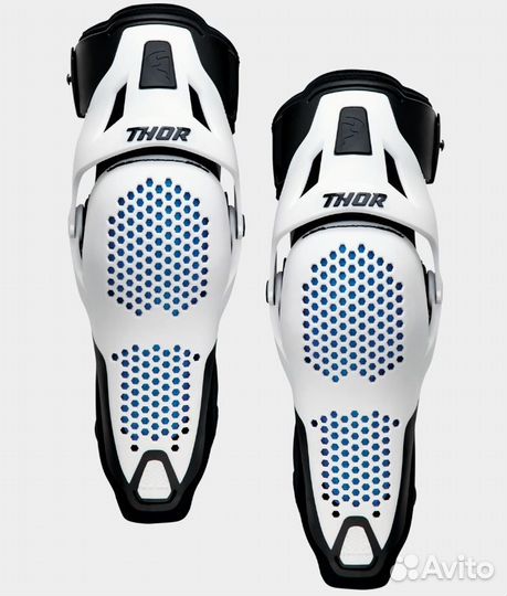 Thor Sentinel Knee Guards White шарнирные наколенн