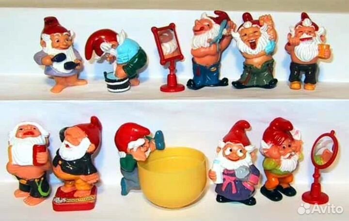 Гномы умывающиеся, Серия +вкл