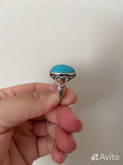 Серебряное кольцо с бирюзой