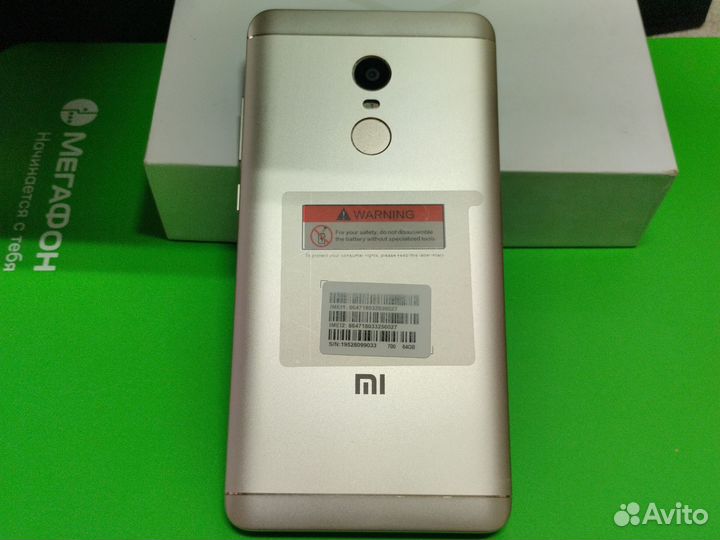 Xiaomi Redmi Note 4X, 4/64 ГБ