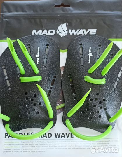 Лопатки для плавания mad wave