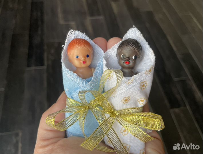 Пупсики-малыши в пеленочках. Набор