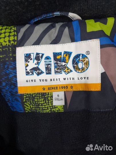 Продам зимний костюм kiko (116см/6) на мальчика