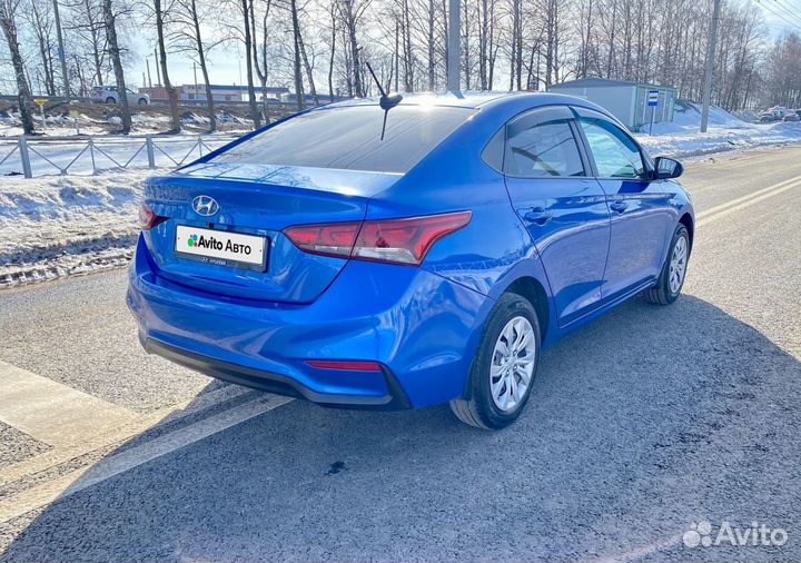 Hyundai Solaris 1.4 МТ, 2018, 120 000 км