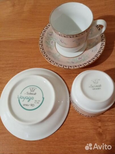 Чашка с блюдцем парная для кофе