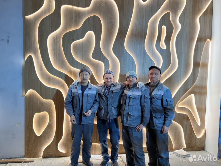 Монтажник деревянных реек и мдф панелей в штат