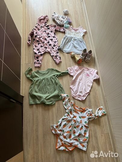Пакет одежды для девочки 80 86 см
