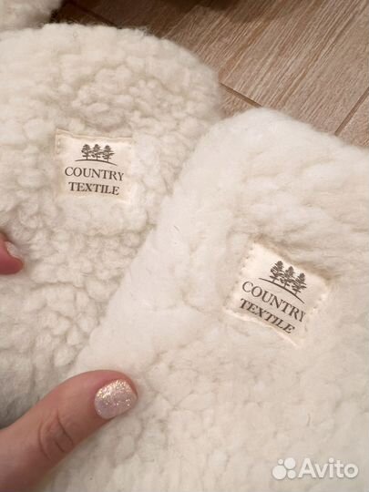 Ушанка и варежки country textile