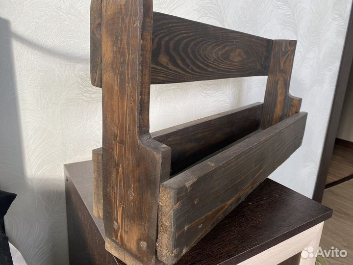 Полка для вина и бокалов подвесная