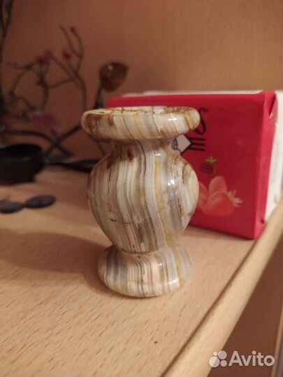 Подсвечник из натурального камня