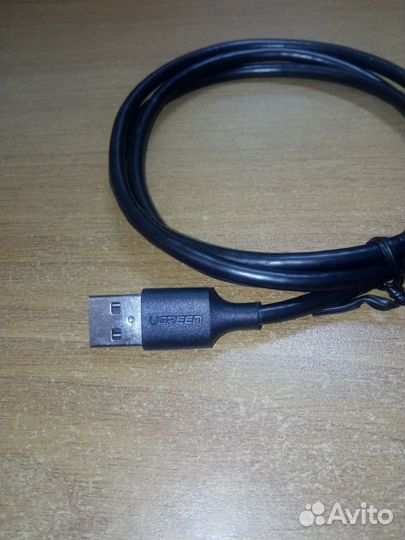 Кабель Ugreen USB 2.0 Type A - Type B (1 метр)