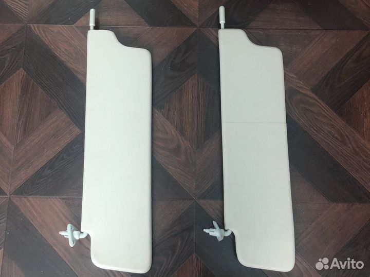 Комплект козырьков от солнца, серого цвета на ваз