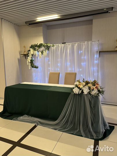 Свадебные украшения зала