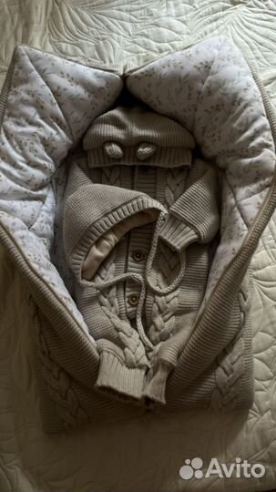 Конверт на выписку зимний вязанный