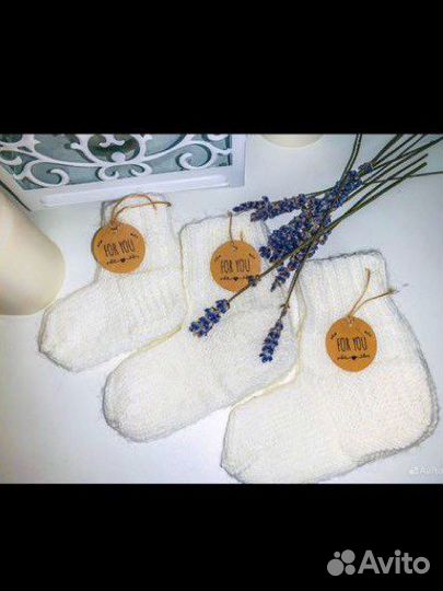 Носочки детские вязаные