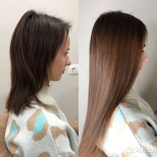 Наращивание волос / коррекция / снятие