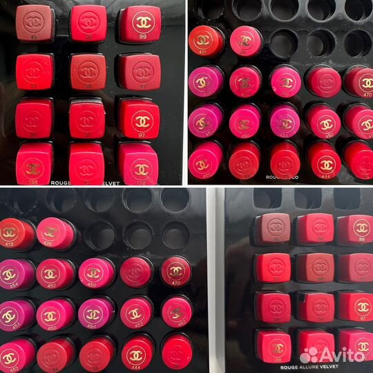 Chanel помады тестеры, Lancôme, YSL