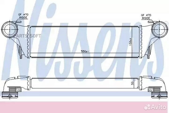 Интеркулер BMW X5 series E53 (2000) X5 3.0