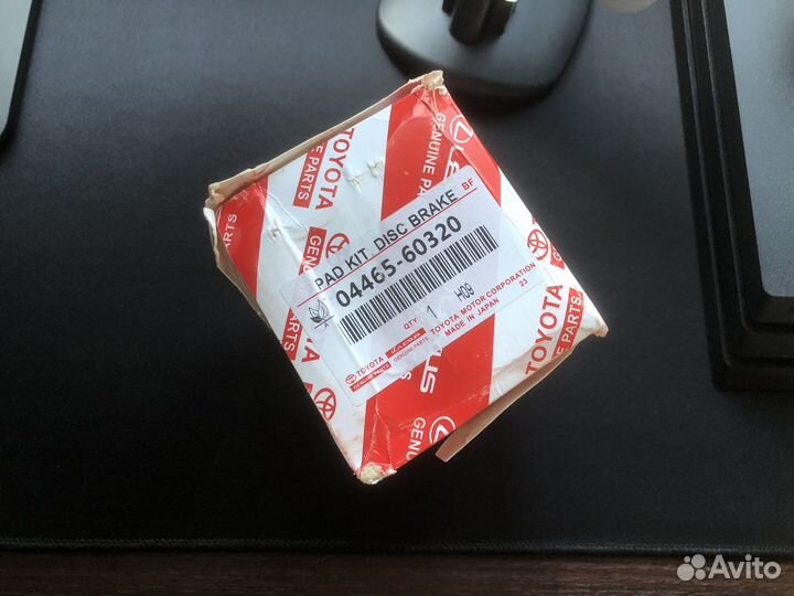 Оригинальные колодки Toyota 0446560320