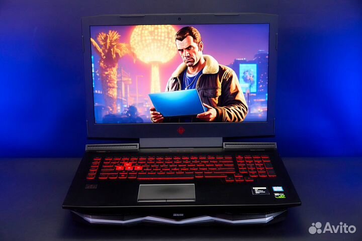 Ноутбук для игр HP Omen / Core i7 / GTX 1060 / SSD