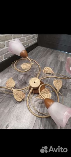 Люстра потолочная бу