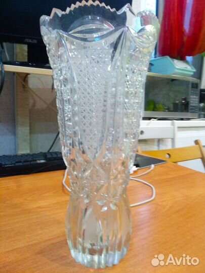 Ваза хрустальная большая СССР
