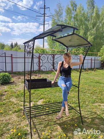 Кованые мангалы с крышей купить в Туле | Хобби и отдых | Авито