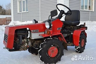 Минитрактор саз Беларус 132H с двигателем honda
