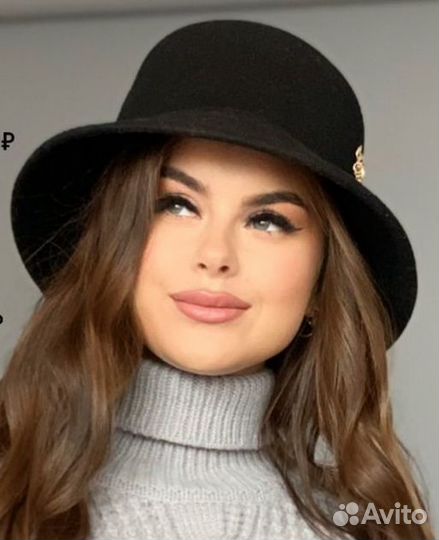 Шляпа фетровая женская