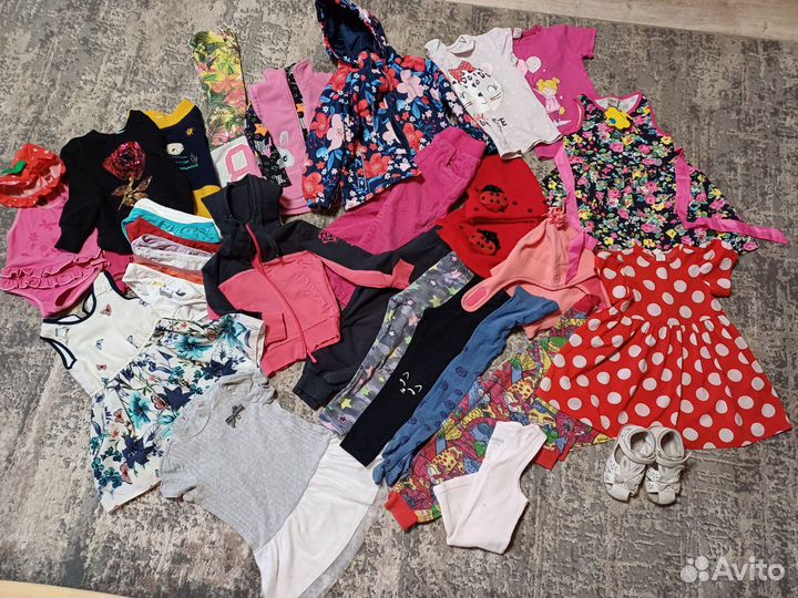 Детские вещи пакетом на девочку 92 98