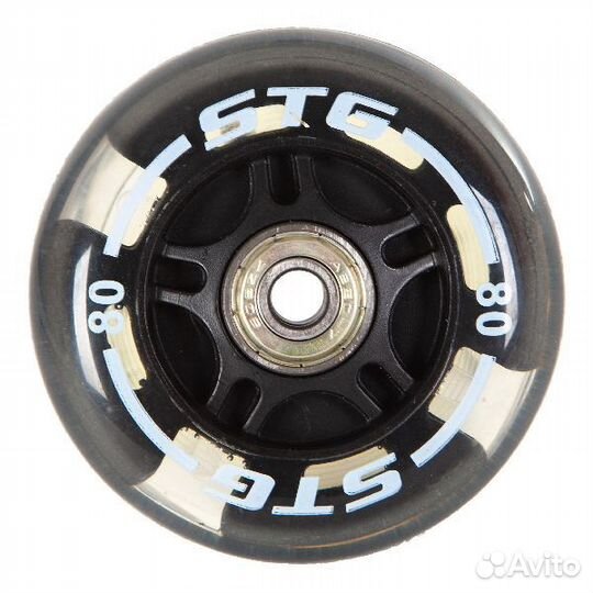 Колесо для самоката 80мм, пластиковое, со светом