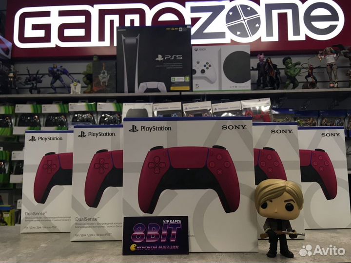 PS5 DualSense ReD + наушники Samsung Galaxy