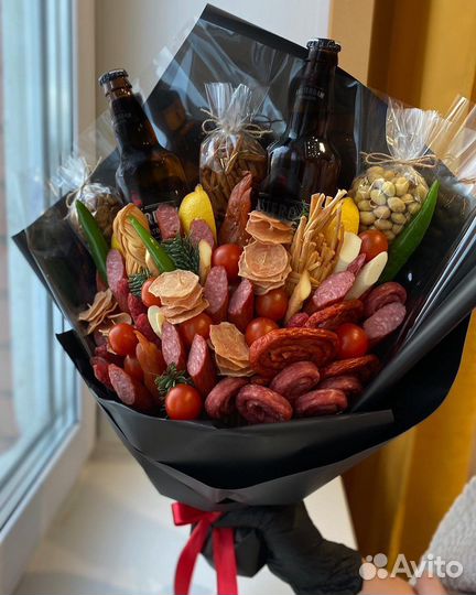 Мужские букеты съедобные