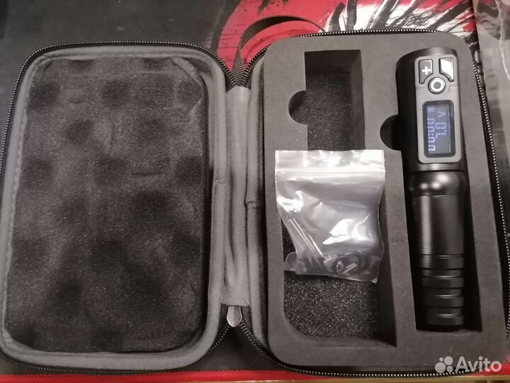 Беспроводная роторная тату машинка, картриджи доп